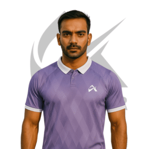 Athlayer Purple Performance Polo