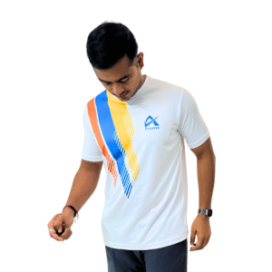 White Round Neck T-Shirt for Men