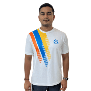 Front position image of White T-Shirt for Men