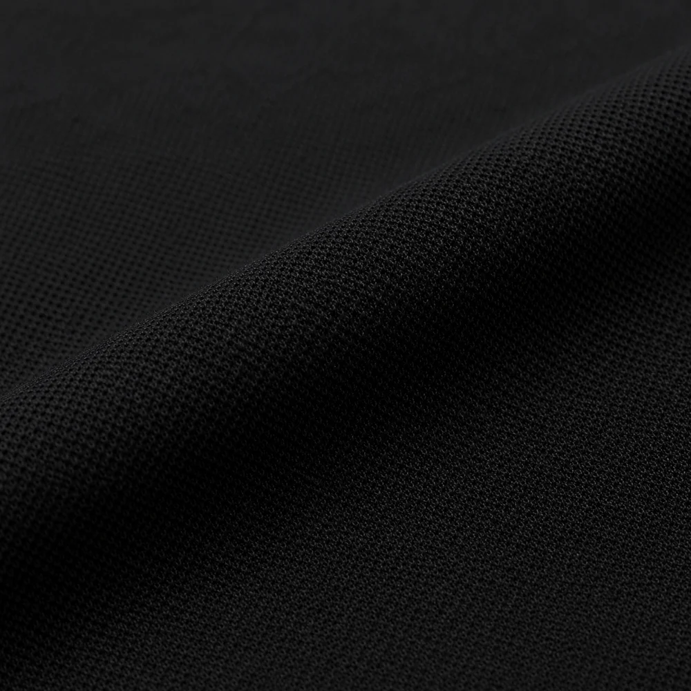 Athlayer Premium Black Polo T-Shirt for Men - Fabric