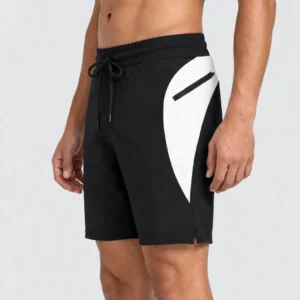 Black compression shorts for men - Side Pose