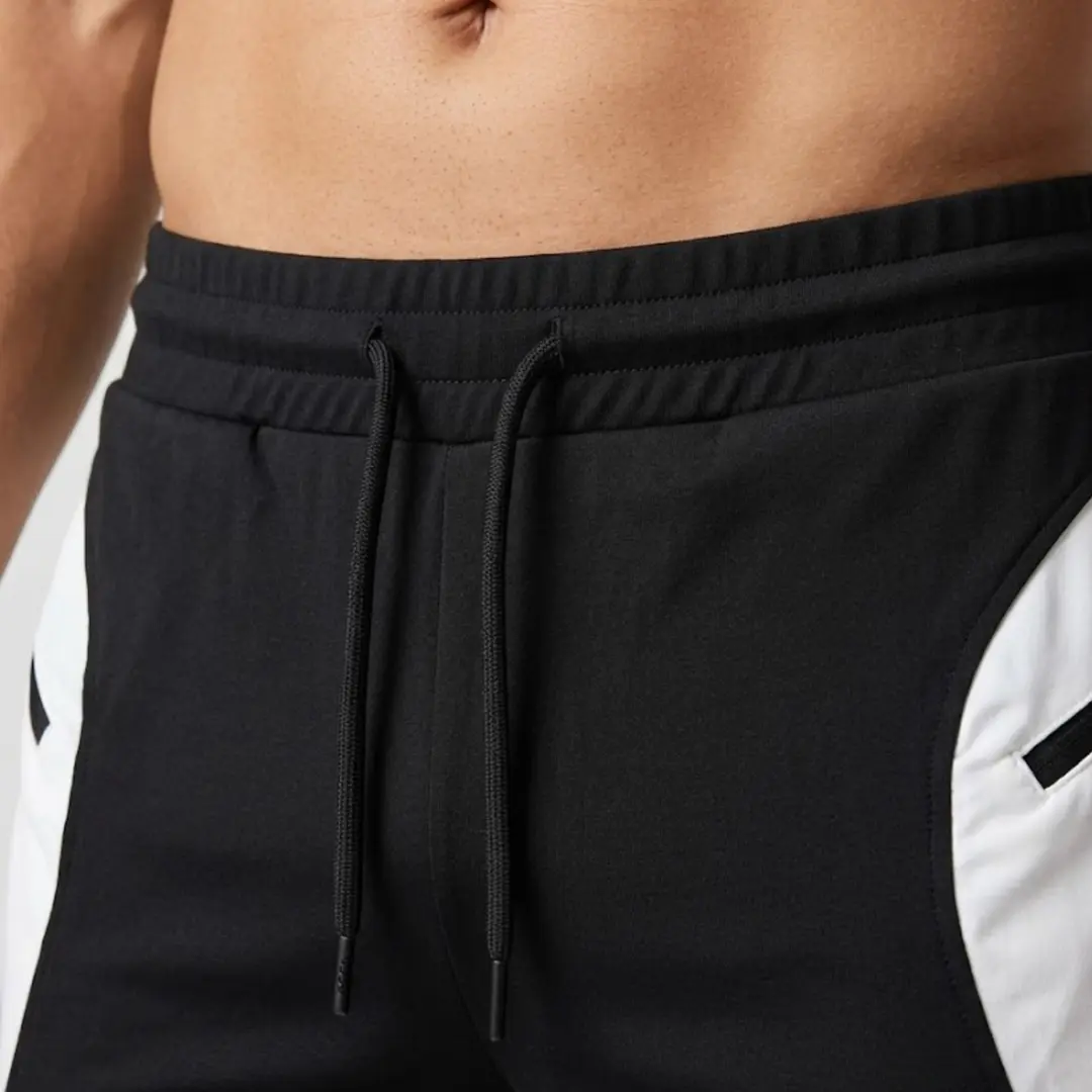 Black compression shorts for men - Zoomed Pose