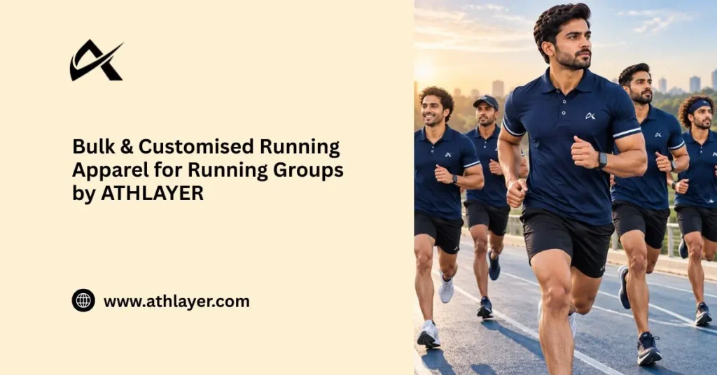 Bulk & Customised Running Apparel for Running Groups by ATHLAYER