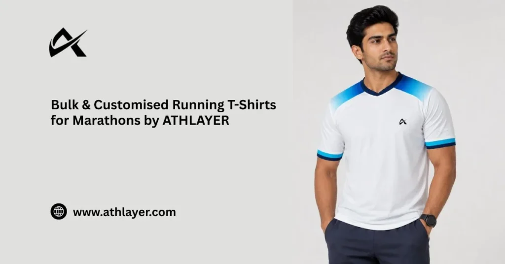 Bulk & Customised Running T-Shirts for Marathons by ATHLAYER
